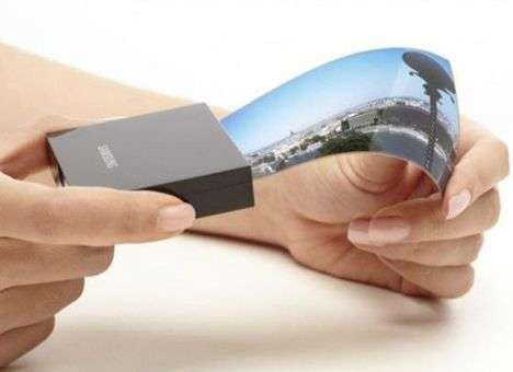 Samsung хочет производить сгибаемые дисплеи