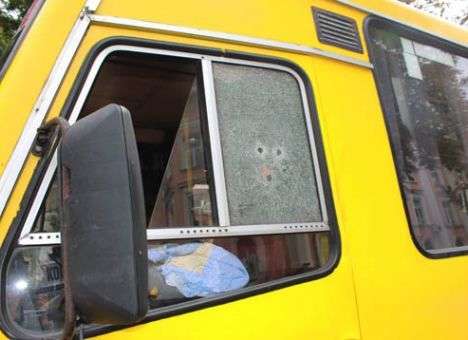 Полиция показала расстрелянную в Одессе маршрутку (ВИДЕО, ФОТО)