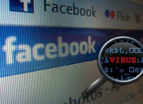 Facebook атакует вирус
