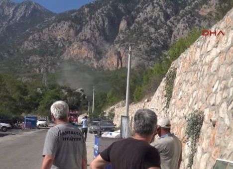 Опубликованы кадры с места ракетного обстрела в Анталии (ФОТО)