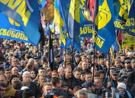 «Свобода» отпраздновала 25-летний юбилей двадцатитысячном Маршем героев (ФОТО)