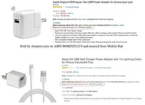 Почти 90% зарядных устройств и кабелей для iPhone - подделка