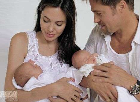 Знаменитые родители близнецов