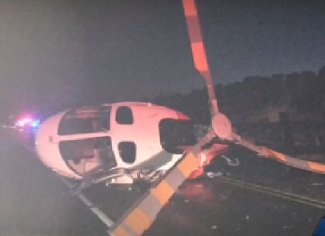 Пьяный американец попал в ДТП с вертолетом (ВИДЕО)