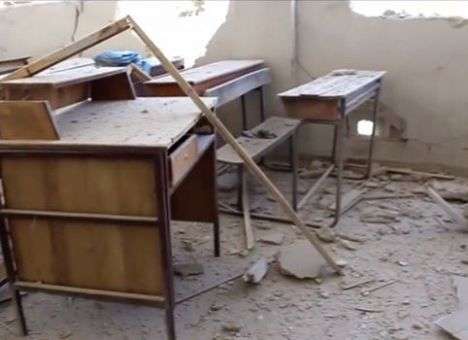 В Сирии авиация разбомбила школы с детьми (ФОТО, ВИДЕО)