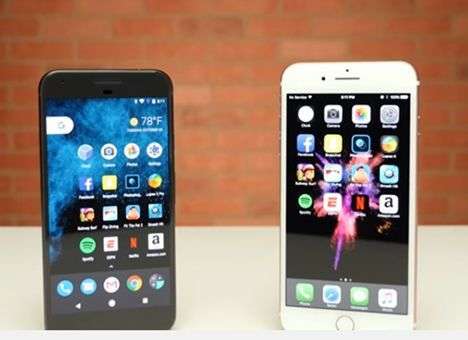 iPhone 7 и Google Pixel сравнили в быстродействии (ВИДЕО)
