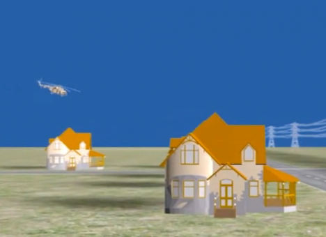 В МЧС показали, как вертолет рухнул на дом в Сочи (ВИДЕО)