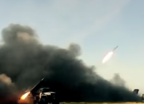 Волонтеры показали зрелищные кадры работы артиллерии (ВИДЕО)