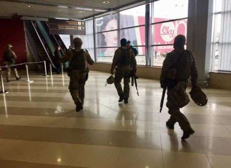 В «Борисполь» нагрянул спецназ (ВИДЕО, ФОТО)