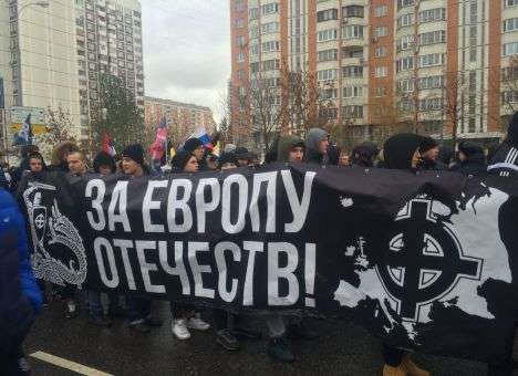 Появились кадры задержания на «Русском марше» (ВИДЕО)