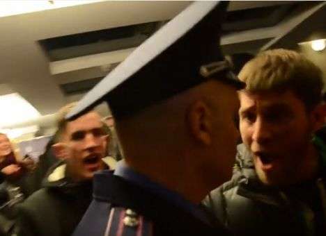 Новые кадры бунта в Черкассах против Лютого (ВИДЕО)