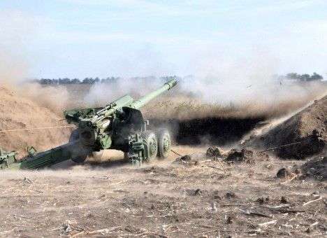 Боевики обстреляли Широкино из ствольной артиллерии