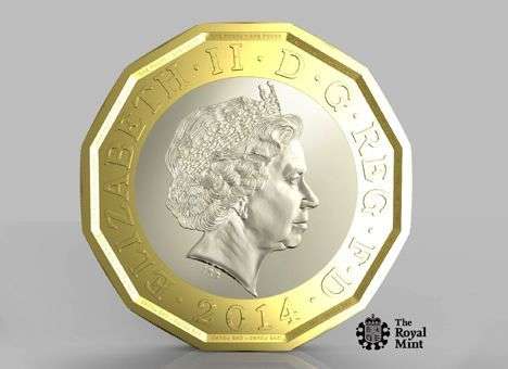 Великобритания вводит новую монету (ВИДЕО)