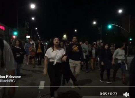 В США начались протесты против победы Трампа