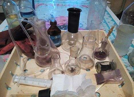 В Донецкой области обнаружено производство наркотиков