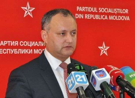 Игорь Додон заявил о победе на выборах президента Молдавии