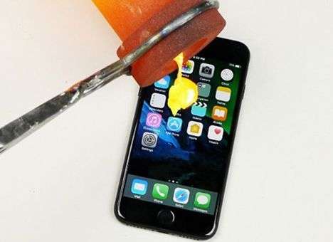 iPhone 7 испытали расплавленным золотом (ВИДЕО)