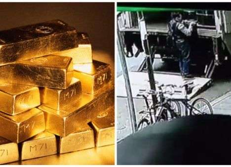 В Нью-Йорке латиноамериканец  похитил ведро золота