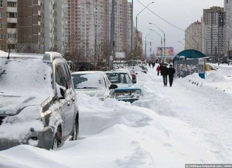Два дня Украину будет засыпать снегом