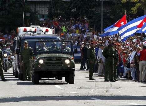 Кастро похоронен в Сантьяго-де-Куба
