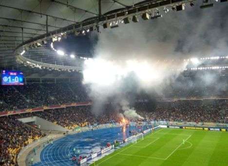 Турецкие фанаты нанесли «Олимпийскому» миллионный ущерб