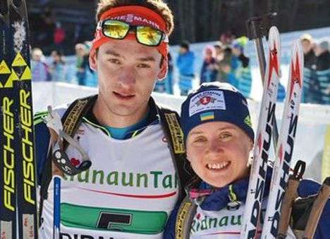 Украинские биатлонисты выиграли гонку Кубка IBU