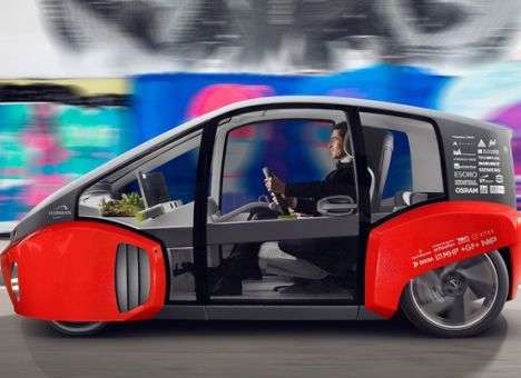 В Швейцарии выпустили электромобиль с садом (ВИДЕО)