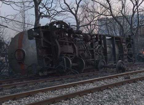 Причиной взрыва поезда в Болгарии могло стать превышение скорости