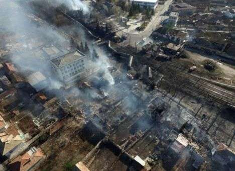 В Болгарии эвакуировали город, где взорвался поезд с газом