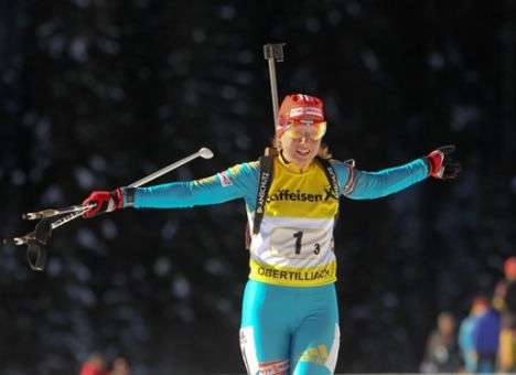 Украинская биатлониста выиграла спринт на этапе Кубка IBU