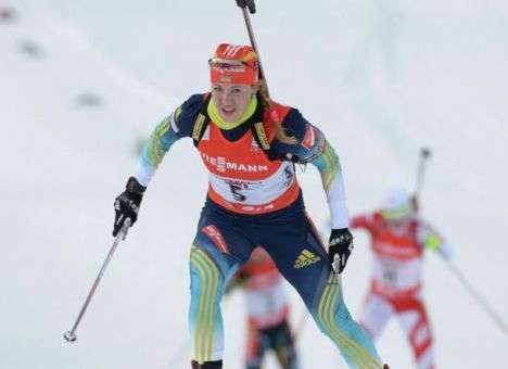 Украинки выиграли медаль на Кубке мира по биатлону