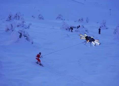 Создан дрон для сноубординга (ВИДЕО)