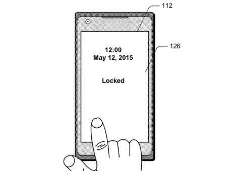 Microsoft хочет совместить Slide to Unlock со сканированием отпечатка