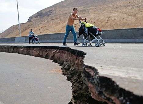 В Чили произошло мощное землетрясение