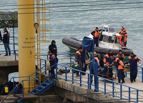 Обнаружен черный ящик рухнувшего в море Ту-154