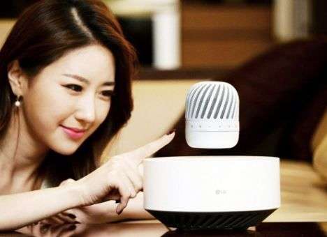 LG показала парящий Bluetooth-динамик