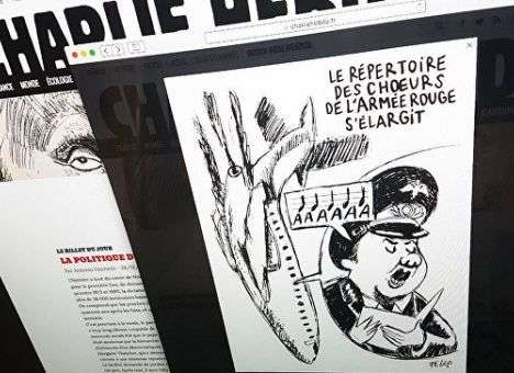Charlie Hebdo опубликовал карикатуру на крушение российского Ту-154