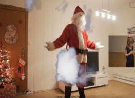 Польский блогер доказал дочери существование  Санта Клауса