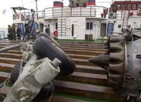 Со дна Черного моря подняли все основные части потерпевшего крушения Ту-154