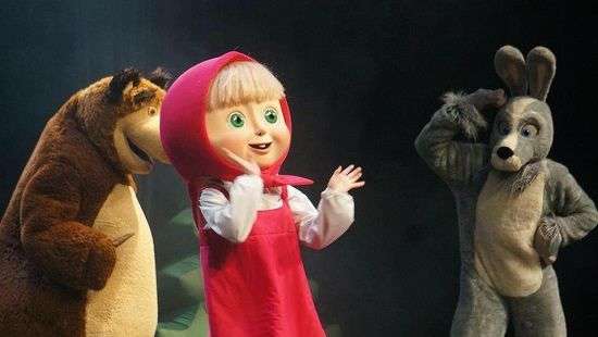 Новогодний спектакль «Маша и Медведь» в Киеве увидят 20 тысяч украинцев (ВИДЕО)