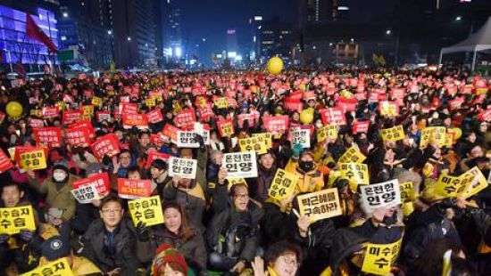 В Сеуле митингуют за отставку президента