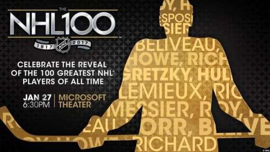 НХЛ назвал 33 величайших хоккеиста