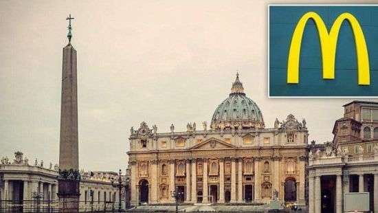 McDonald’s покорил Ватикан