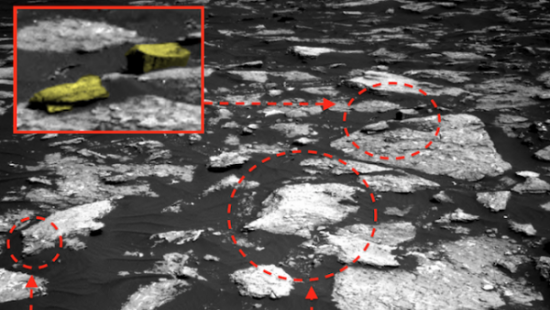 На Марсе обнаружили дом с припаркованным НЛО