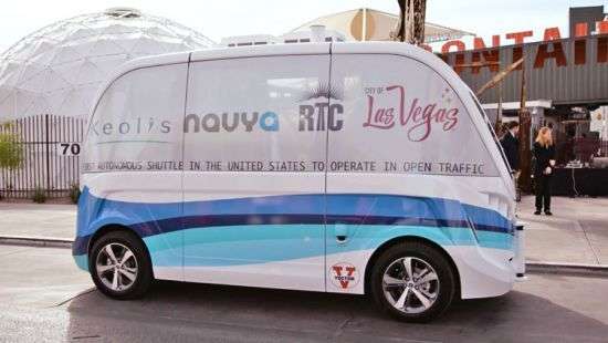 В США начинаются испытания самоуправляемых автобусов