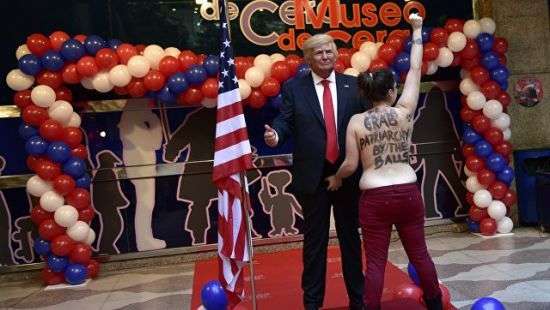 Femen покусились на Трампа