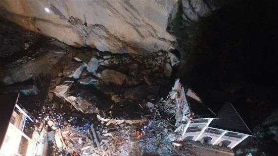 В Китае оползень «снес» гостиницу, есть жертвы (ФОТО/ВИДЕО)