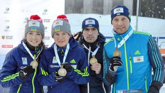 Сборная Украины по биатлону заняла 2-е место на ЧЕ