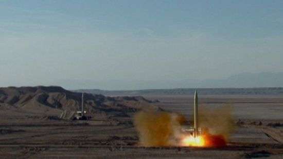 Иран испытал баллистическую ракету средней дальности