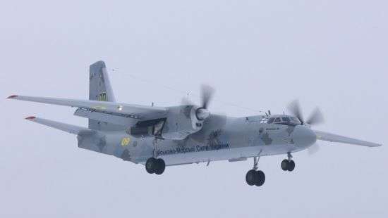 Россияне обстреляли самолет ВМС Украины